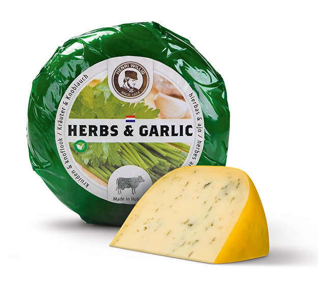 obrázek Baby Gouda Herbs/Garlic 280g 48% f.i.d.m. 